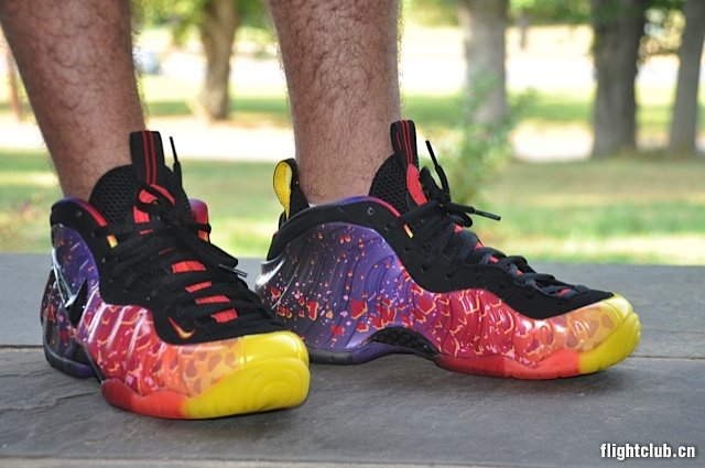 air foamposite pro,小行星泡 小行星泡 Air Foamposite Pro “Asteroid”上脚实拍图