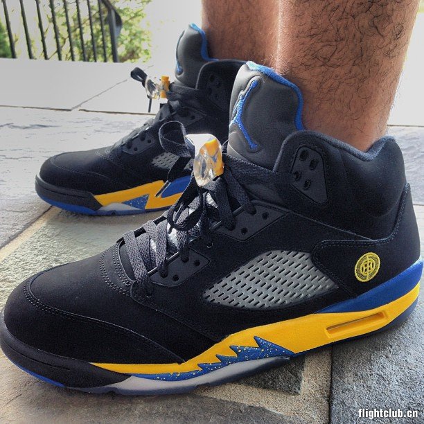 air jordan 5,aj5 AJ5上海 136027-089 AIR JORDAN 5 ＂Shanghai＂ 实物上脚