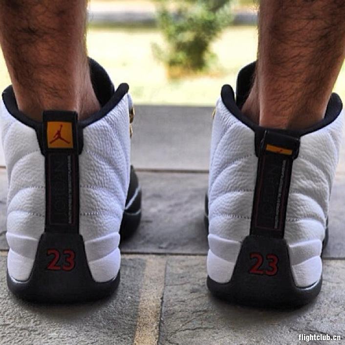 air jordan 12,aj12 AJ12金扣130690-125 AIR JORDAN 12 ＂Taxi＂ 上脚实拍