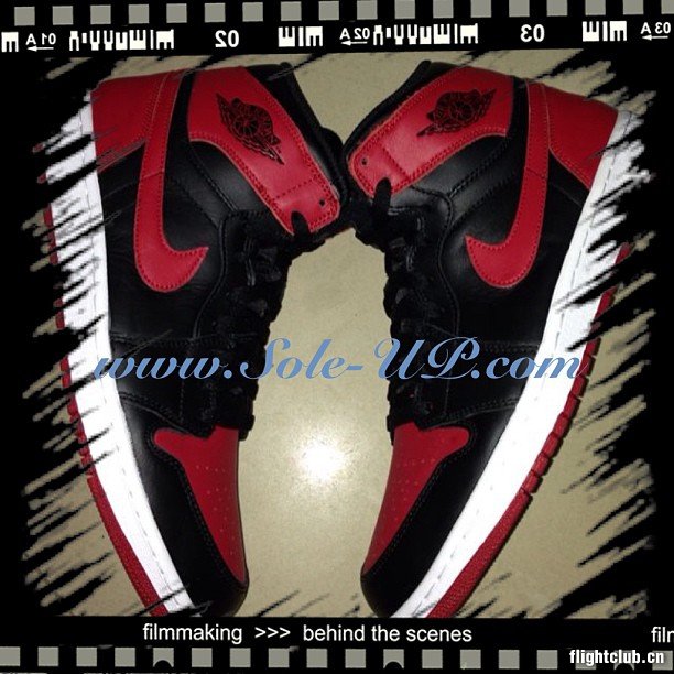 air jordan 1,aj1 AJ1黑红555088-023 AIR JORDAN 1 OG RETRO ＂Bred＂ 谍照曝光
