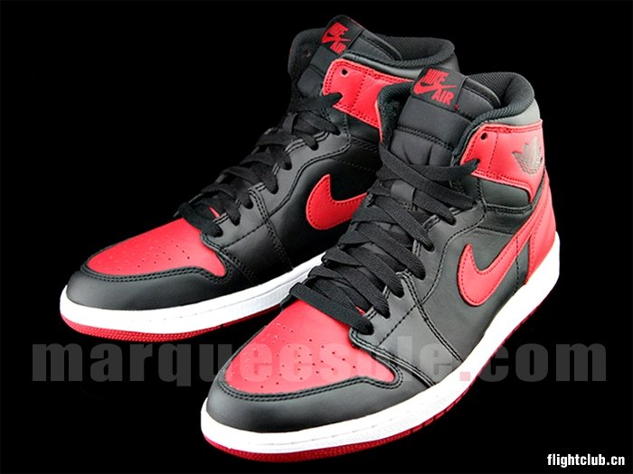 air jordan 1,aj1 AJ1黑红555088-023 鼻祖再现！AIR JORDAN 1 OG 红黑配色实物曝光！