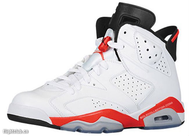 air jordan 6,aj6 AJ6 White Infrared 384664-123 AIR JORDAN 6 ＂红外线＂ 2014年初复刻