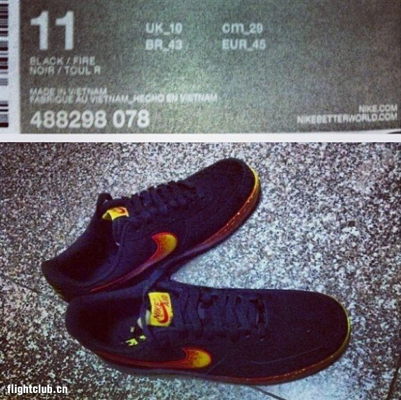 nike AF1小行星488298-078 Nike Air Force 1 ＂Asteroid/小行星＂ 曝光