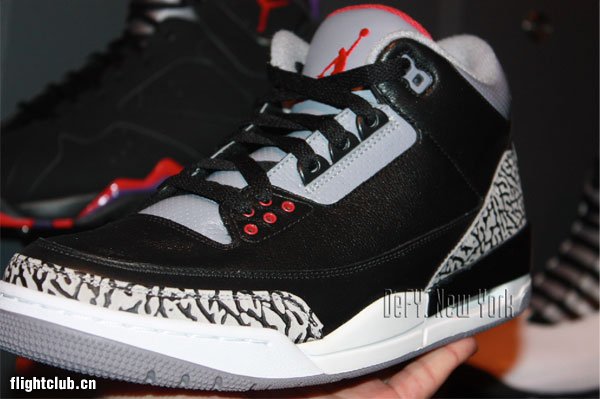 air jordan 3,aj3 AJ3黑水泥88 AIR JORDAN 3 '88 新款黑水泥实物样品曝光