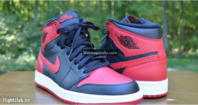air jordan 1,aj1 AJ1黑红555088-023 AIR JORDAN 1 OG ＂Bred＂ 更多实物实拍欣赏