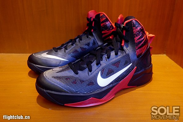 Nike Zoom Hyperfuse  Nike Zoom Hyperfuse 2013 红黑实物欣赏