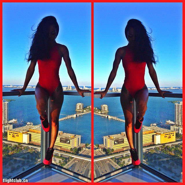 air jordan 10,aj10  Teyana Taylor 上脚 Air Jordan 10 'Fusion Red'