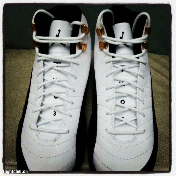 air jordan 12,aj12 AJ12金扣 Air Jordan 12 ＂Taxi＂ GS 实物曝光