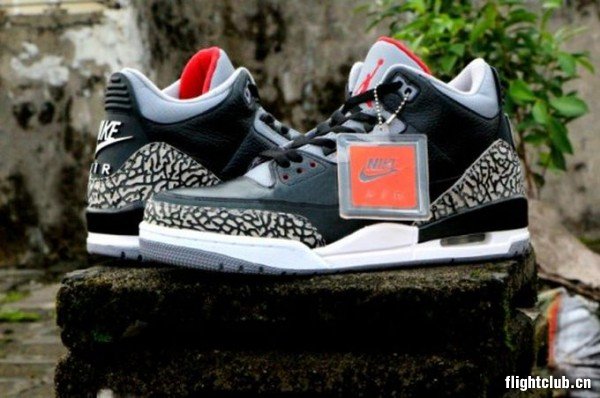 air jordan 3,aj3 88 AJ3 88 黑水泥 Air Jordan 3 '88 ＂Black Cement/黑水泥＂最新图赏