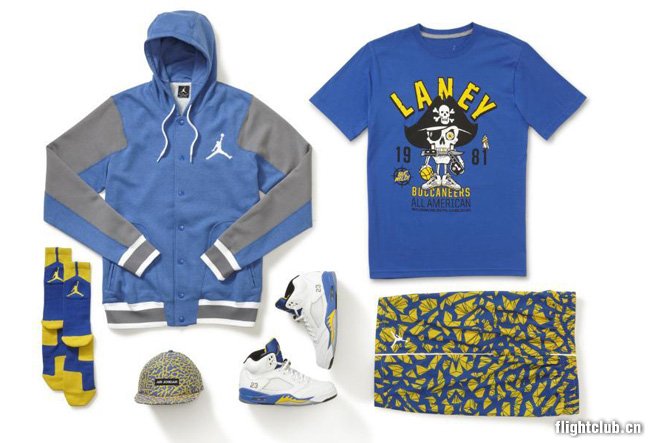 aj  Jordan Brand 发布蓝尼高中套装