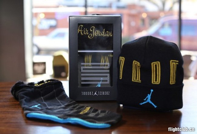 Air,Jordan,Gamma,Blue,配套,套头,帽,  Air Jordan 11 ＂Gamma Blue＂ 配套套头帽和袜子曝光