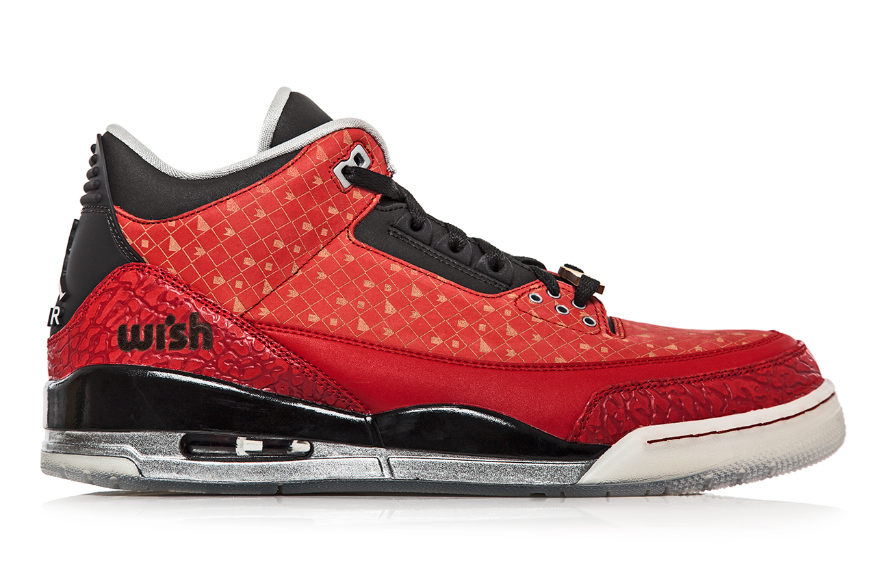aj3慈善 AJ3慈善 Air Jordan 3 "DB" Wish Atlanta 特别版高清图赏