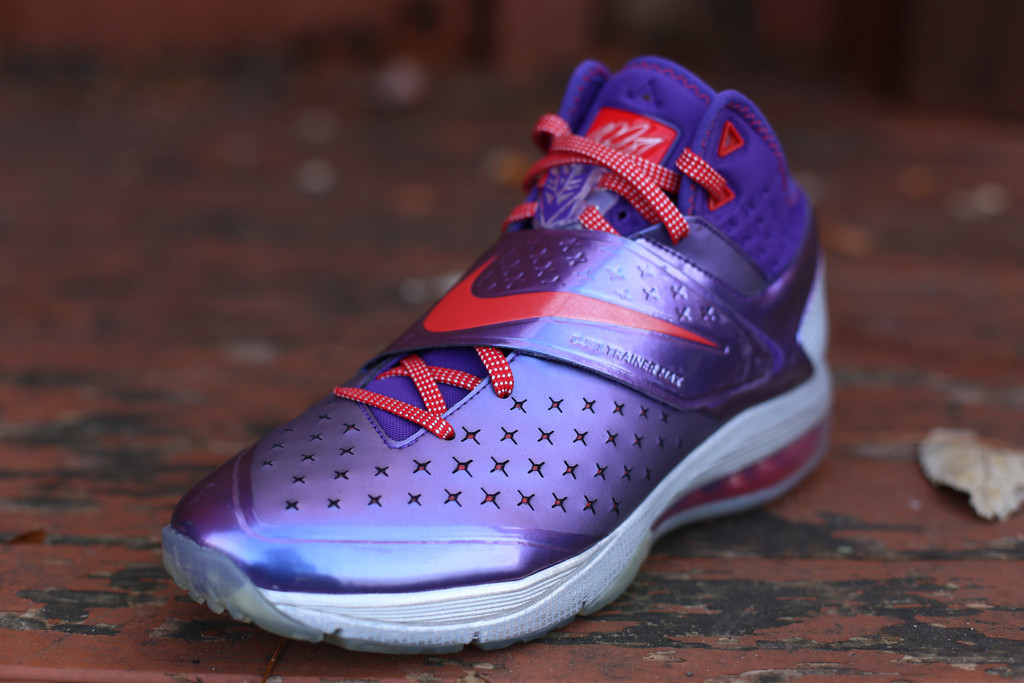 变形金刚 威震天 耐克变形金刚球鞋套装 Nike CJ81 Trainer Max “Megatron/威震天”实物图赏