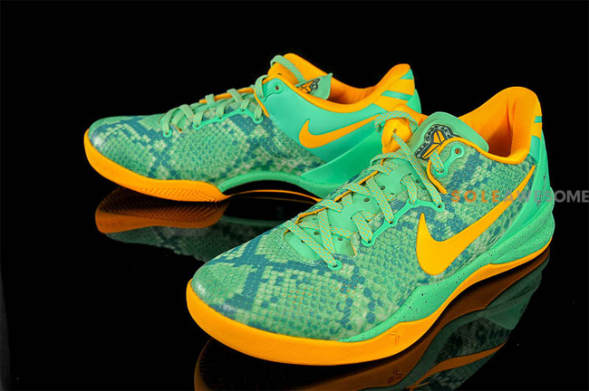 Green Glow Green Glow 555035-304 Nike Kobe 8 System “Aqua Python”实物图赏