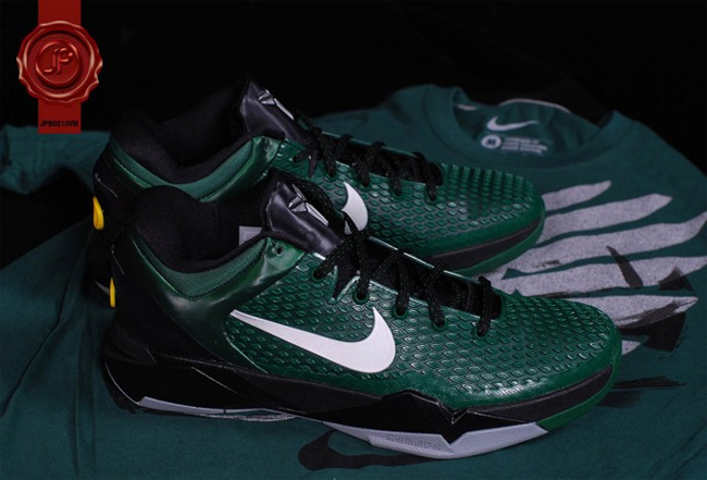 俄勒冈鸭子 俄勒冈鸭子 Kobe 7 System Elite ＂Oregon Ducks＂ 定制鞋款欣赏