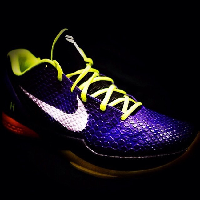 科比战靴全线复刻 科比战靴全线复刻640220-001 Kobe 6 Retro ＂Prelude＂ 实物图片曝光