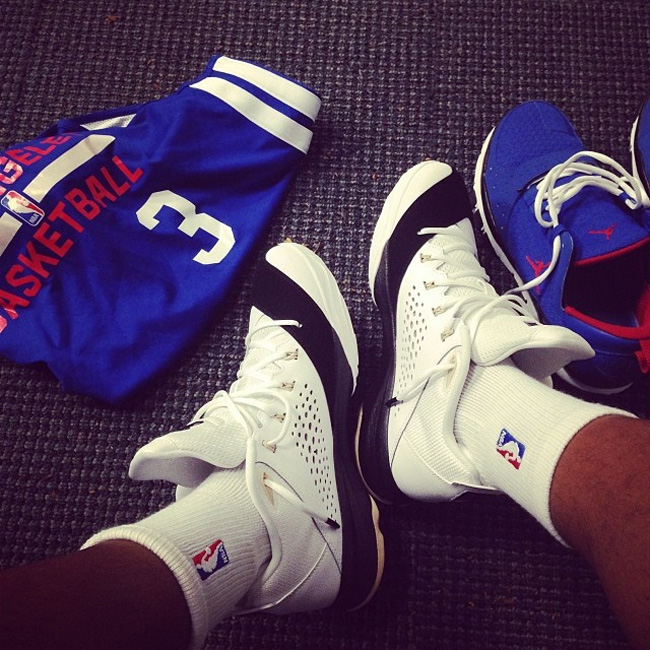 保罗,上,脚,Jordan,CP3.VII,维克,森林,大学  保罗上脚 Jordan CP3.VII 维克森林大学队 PE