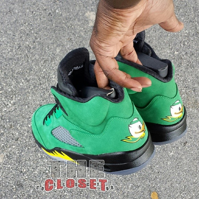 AJ5俄勒冈鸭子 AJ5俄勒冈鸭子 Air Jordan 5 ＂Oregon Ducks＂ PE 更多实物图赏