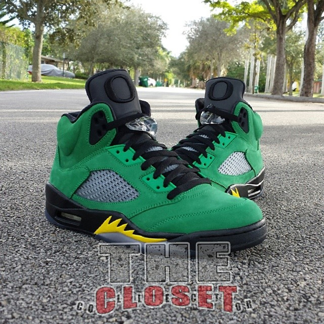 AJ5俄勒冈鸭子 AJ5俄勒冈鸭子 Air Jordan 5 ＂Oregon Ducks＂ PE 更多实物图赏