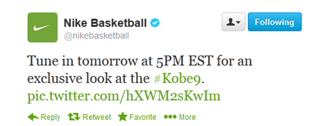 科比九代发售 科比九代发售 科比新款战靴 Nike Kobe 9 发布在即