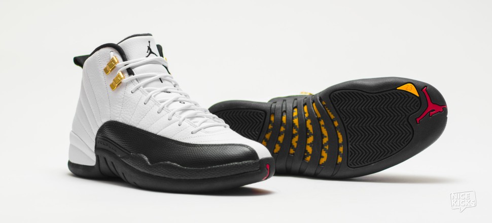 aj12,金扣 AJ12金扣发售日期 Air Jordan 12 "Taxi" 实物高清图赏