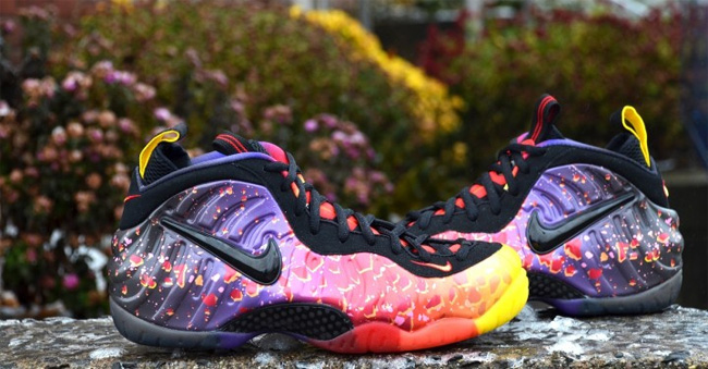 小行星熔岩泡 小行星熔岩泡 Nike Air Foamposite Pro ＂Asteroid＂ 实物细节图赏
