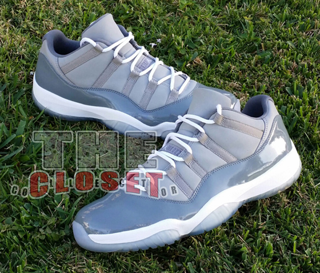 乔丹,专属,Air,Jordan,Low,Cool,Grey AJ11 Low 乔丹专属 Air Jordan 11 Low ＂Cool Grey＂ PE 实物曝光