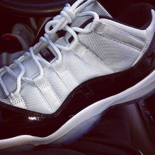 AJ11 Low 黑白 AJ11 Low 黑白 2014 款 Air Jordan 11 Low ＂Concord＂ 实物曝光