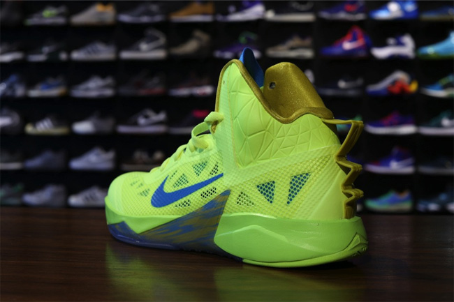 Zoom,Hyperfuse,Hyperfuse 2013, Hyperfuse2013何时发售 Nike Zoom Hyperfuse 2013 黄绿配色实物曝光