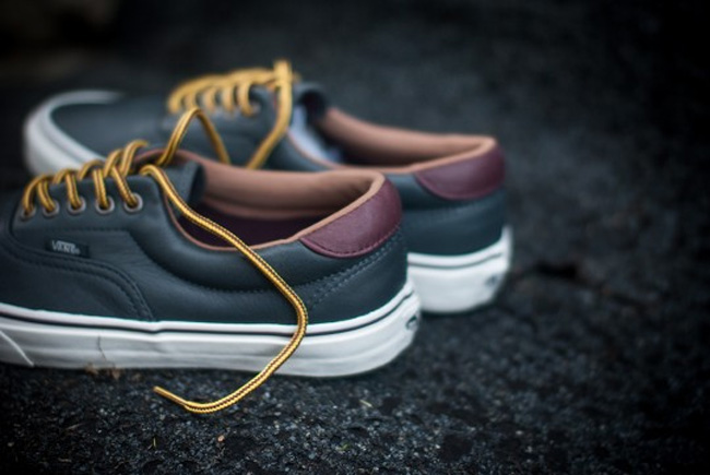 vans,万斯,era 59,滑板鞋,休闲鞋 CA Pebble Leather VANS Era 59 ＂Drak Shadow＂ 新品发布