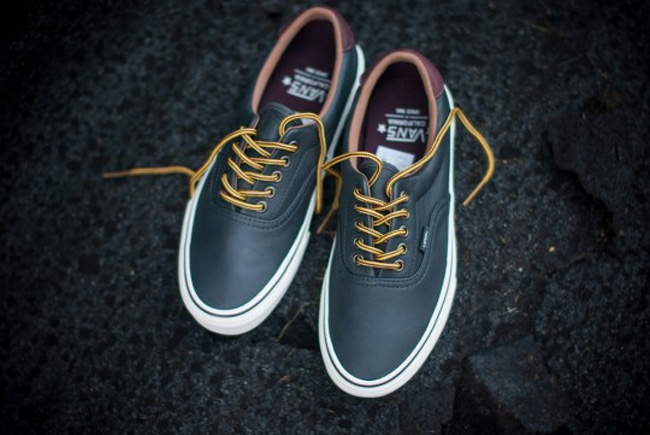 vans,万斯,era 59,滑板鞋,休闲鞋 CA Pebble Leather VANS Era 59 ＂Drak Shadow＂ 新品发布
