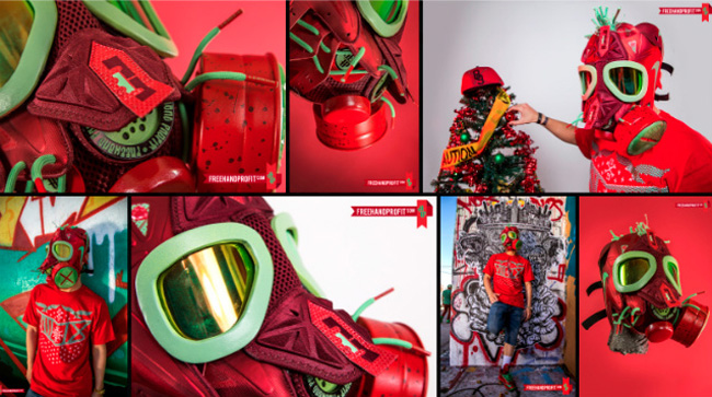 LeBron 10,LBJ10,球鞋面具,球鞋定制  LeBron 10 “Christmas”球鞋面具欣赏
