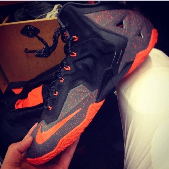 LeBron 11,LBJ11,詹姆斯,LBJ11新配色  LeBron 11 OSU 俄勒冈大学配色实物曝光