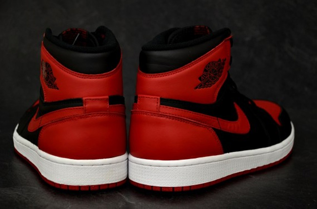 aj1樱木,aj1黑红,aj1禁穿,aj1 banned,a AJ1樱木黑红 Air Jordan 1 Bred 黑红配色高清图赏