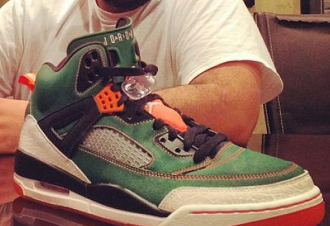 Spizike,Air Jordan,联名,球鞋发售,AJ  DJ Khaled 网晒限量版 SoleFly x Air Jordan Spizike