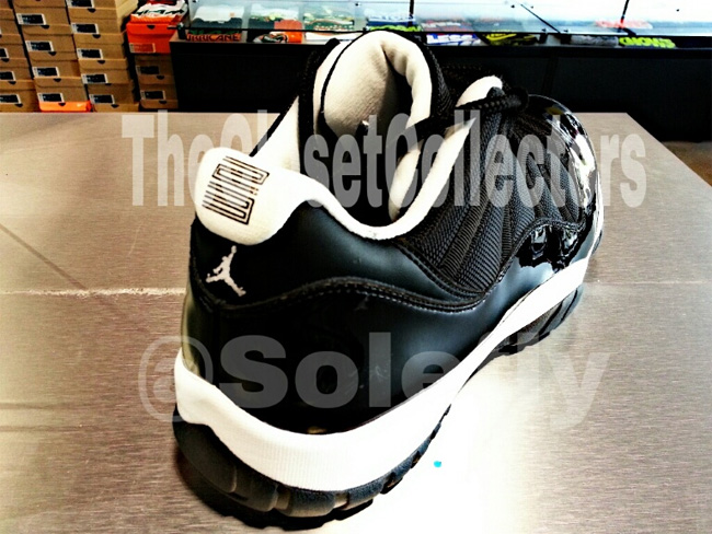AJ11 Low,Air Jordan 11 Low,AJ AJ11 Low 2014发售 2014 款 Air Jordan 11 Low "Tuxedo" 黑白配色实物曝光