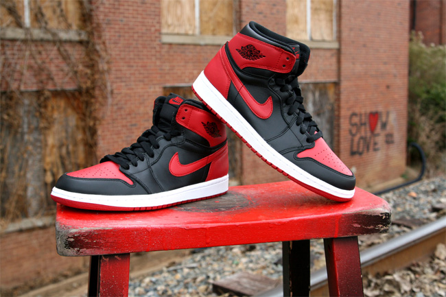 Air Jordan 1 Bred,AJ1黑红,AJ1 Br AJ1黑红发售信息 Air Jordan 1 ＂Bred＂ 黑红配色实物图赏