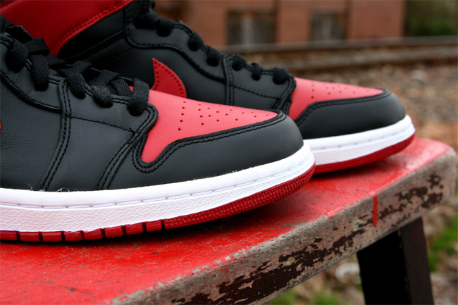 Air Jordan 1 Bred,AJ1黑红,AJ1 Br AJ1黑红发售信息 Air Jordan 1 ＂Bred＂ 黑红配色实物图赏