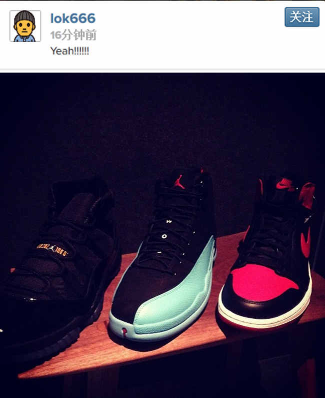 余文乐,Air Jordan 明星上脚,AJ  提前入手！余文乐网晒三款 Air Jordan 球鞋