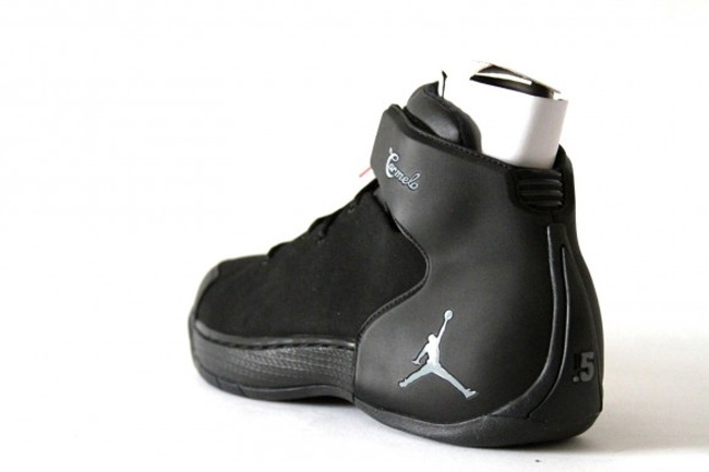 Jordan Melo 1.5,Melo,安东尼一代,Mel Black/Black Jordan Melo 1.5 全黑配色实物图赏