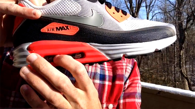 Nike Air Max Lunar90,Air Max 9  【视频】Nike Air Max Lunar90 评测和上脚展示