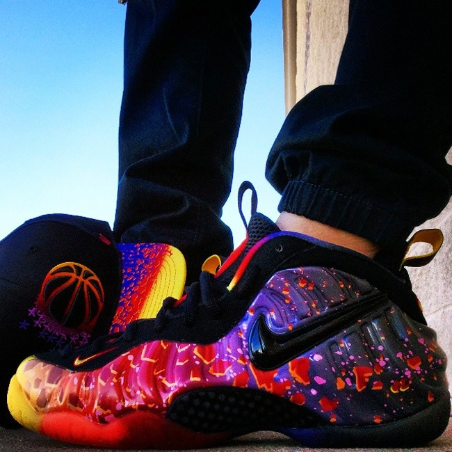 Area 72,Nike Air Foamposite On 小行星熔岩泡上脚效果 Nike Air Foamposite One ＂Area 72＂ 上脚实拍
