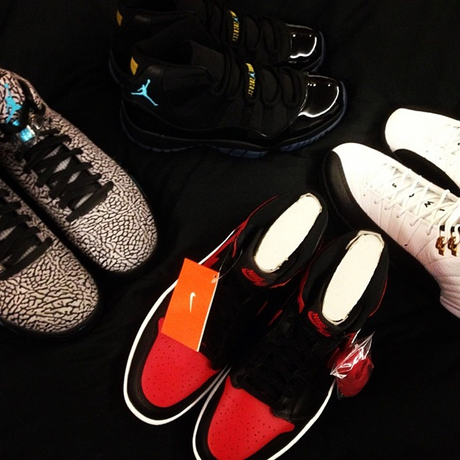 AJ1黑红,AJ1樱木,AJ1 Bred,Air Jorda AJ1黑红樱木G-Dragon 权志龙网晒黑红 Air Jordan 1 ＂Bred＂