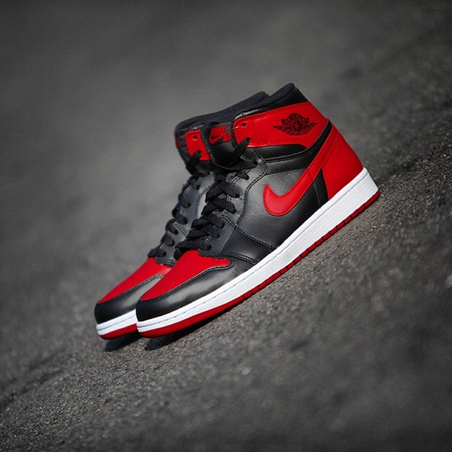 AJ1黑红,AJ1樱木,Air Jordan 1 Bred, AJ1黑红 AJ1樱木 黑红 Air Jordan 1 ＂Bred＂ 高清美图欣赏