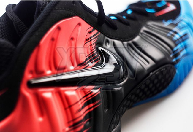 Nike Air Foamposite Pro Spider 蜘蛛侠泡616750-400 Nike Air Foamposite Pro ＂Spiderman＂ 实物图赏