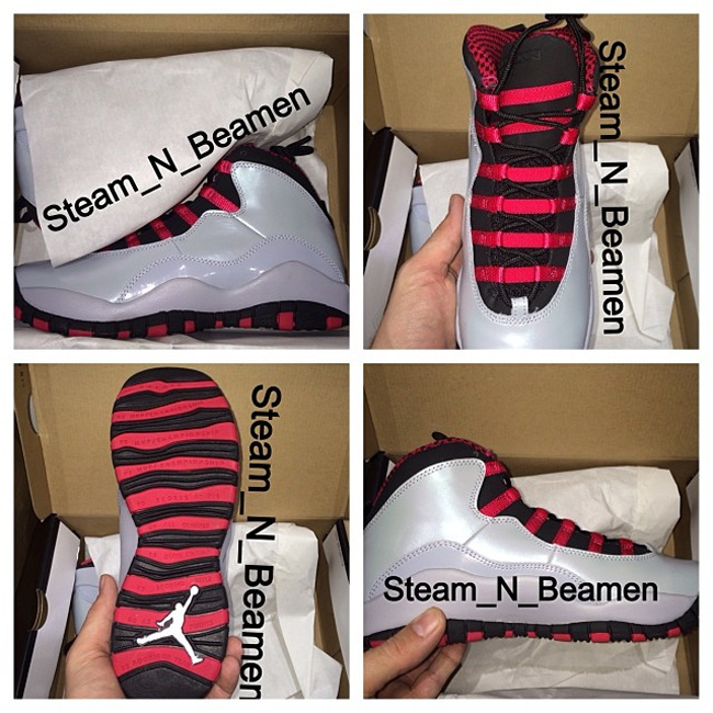 GS女鞋,AJ10 GS,Air Jordan 10 GS AJ10女款 Air Jordan 10 GS 白黑红配色发售信息
