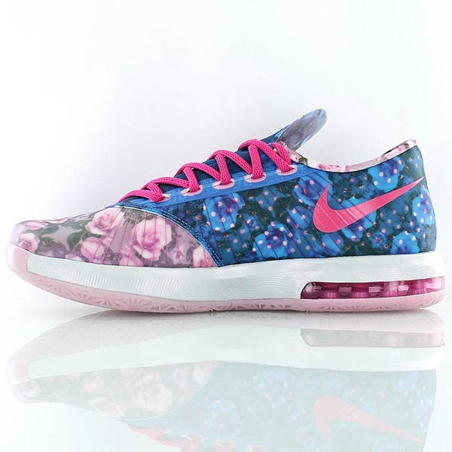 KD6,KD6 Aunt Pearl,KD6乳腺癌,6182 618216-600 Nike KD6 Supreme ＂Aunt Pearl＂ 乳腺癌配色高清图赏