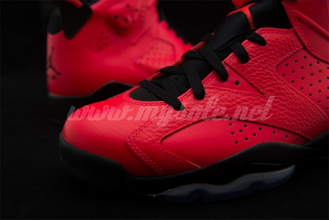384664-623,AJ6大红,AJ6全红,Air Jor AJ6大红384664-623 Air Jordan 6 ＂Toro/Infrared 23＂ 美图欣赏