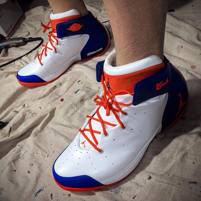 Jordan Melo 1.5 复刻 Knicks Home安东尼 Jordan Melo 1.5 尼克斯主场配色更多实物曝光