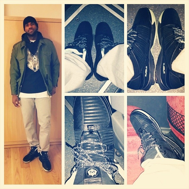 詹姆斯,Nike LeBron 3,LBJ3 LBJ3 詹姆斯上脚黑色版 Nike LeBron 3